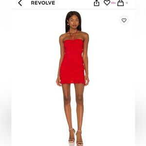 Majorelle Kaylee Mini Dress in Red